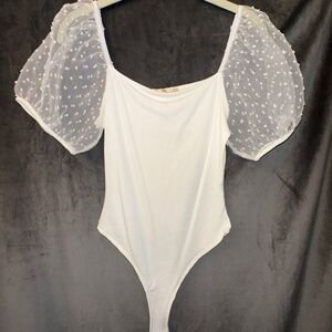 Altar'd State White Bodysuit